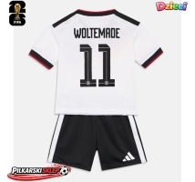 Niemcy Nick Woltemade #11 Koszulka Podstawowa dzieci MŚ 2026 Krótki Rękaw (+ krótkie spodenki)